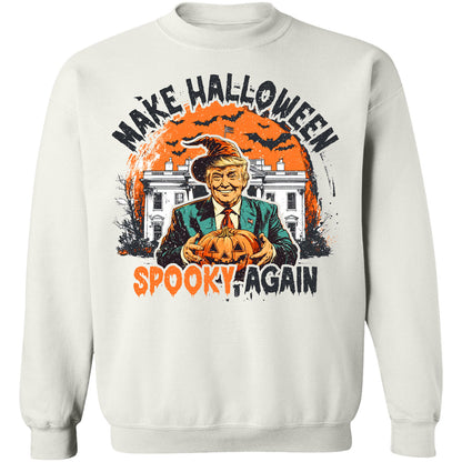 Make Halloween Spooky Again Shirt | Trump Halloween Sweatshirt | Trendy Retro Halloween Shirt 683305