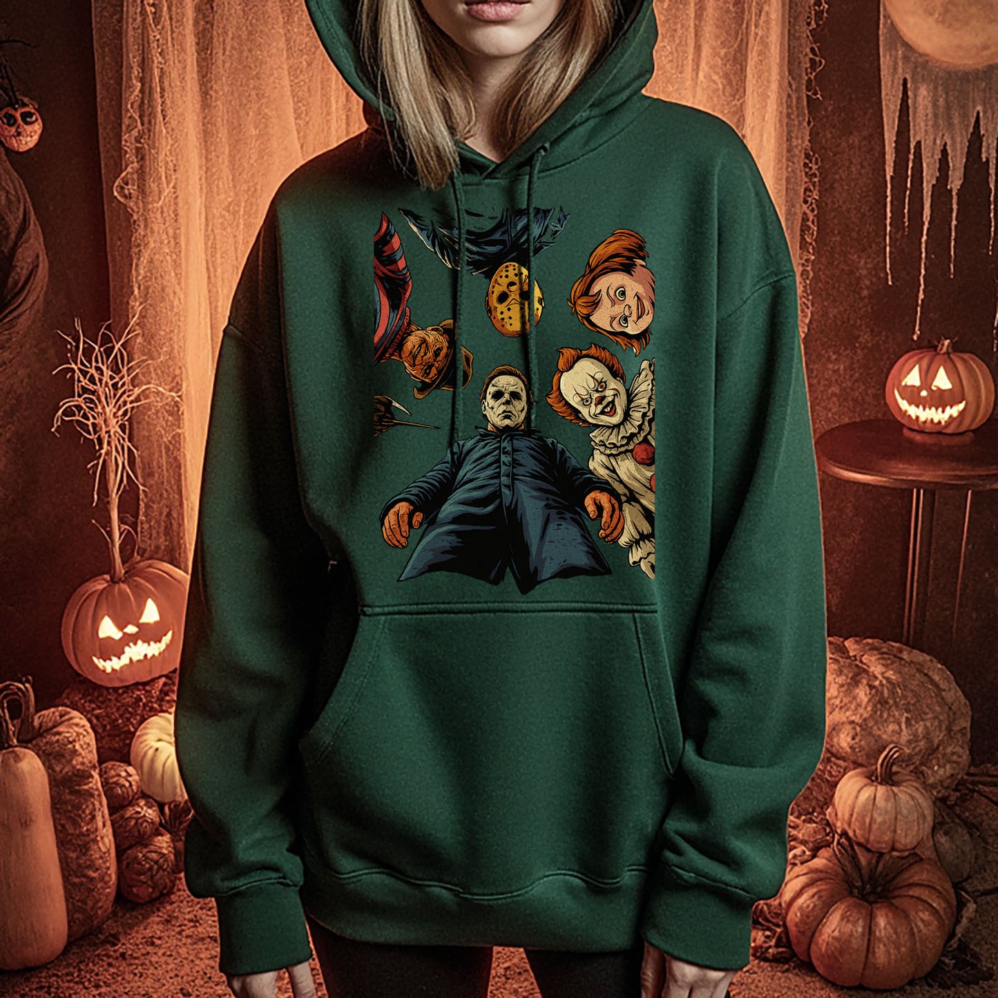 Halloween Characters Shirt | Horror Movie Halloween Shirt | Retro Halloween T-Shirt 683306