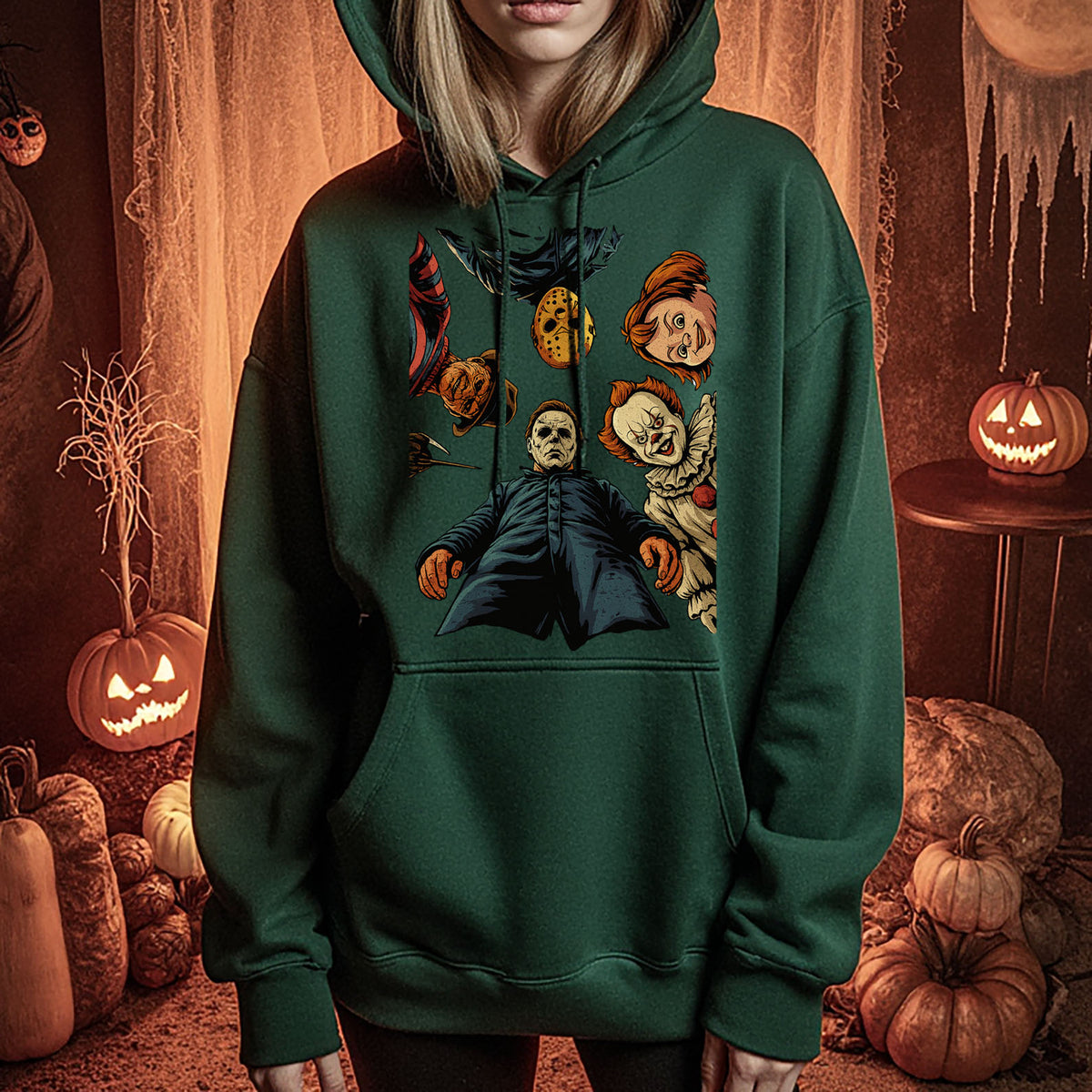 Halloween Characters Shirt | Horror Movie Halloween Shirt | Retro Halloween T-Shirt 683306