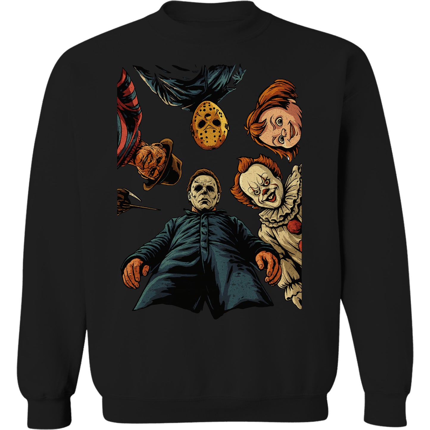 Halloween Characters Shirt | Horror Movie Halloween Shirt | Retro Halloween T-Shirt 683306