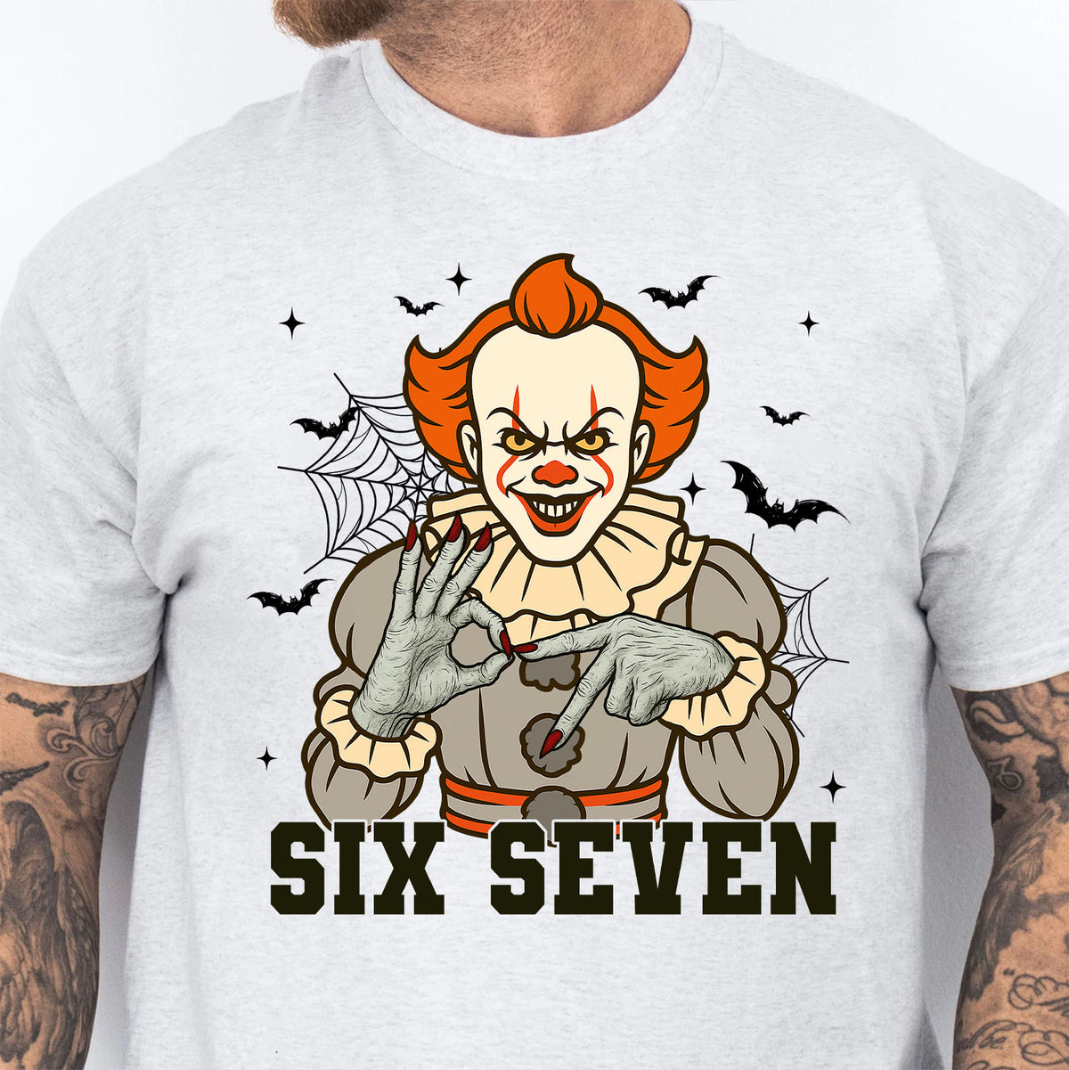Funny 67 Halloween Shirt | Six Seven Meme Sweatshirt | Spooky Halloween Season Shirt 683312-4