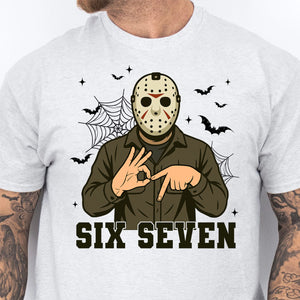 Funny 67 Halloween Shirt | Six Seven Meme Sweatshirt | Spooky Halloween Season Shirt 683312-1