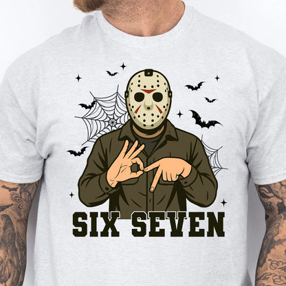 Funny 67 Halloween Shirt | Six Seven Meme Sweatshirt | Spooky Halloween Season Shirt 683312-1