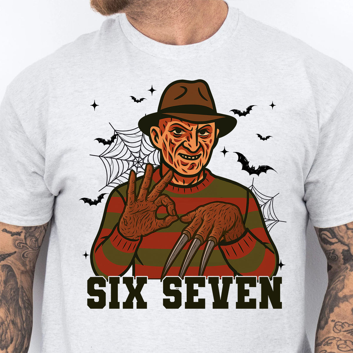 Funny 67 Halloween Shirt | Six Seven Meme Sweatshirt | Spooky Halloween Season Shirt 683312-5