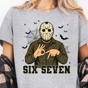 Funny 67 Halloween Shirt | Six Seven Meme Sweatshirt | Spooky Halloween Season Shirt 683312-1