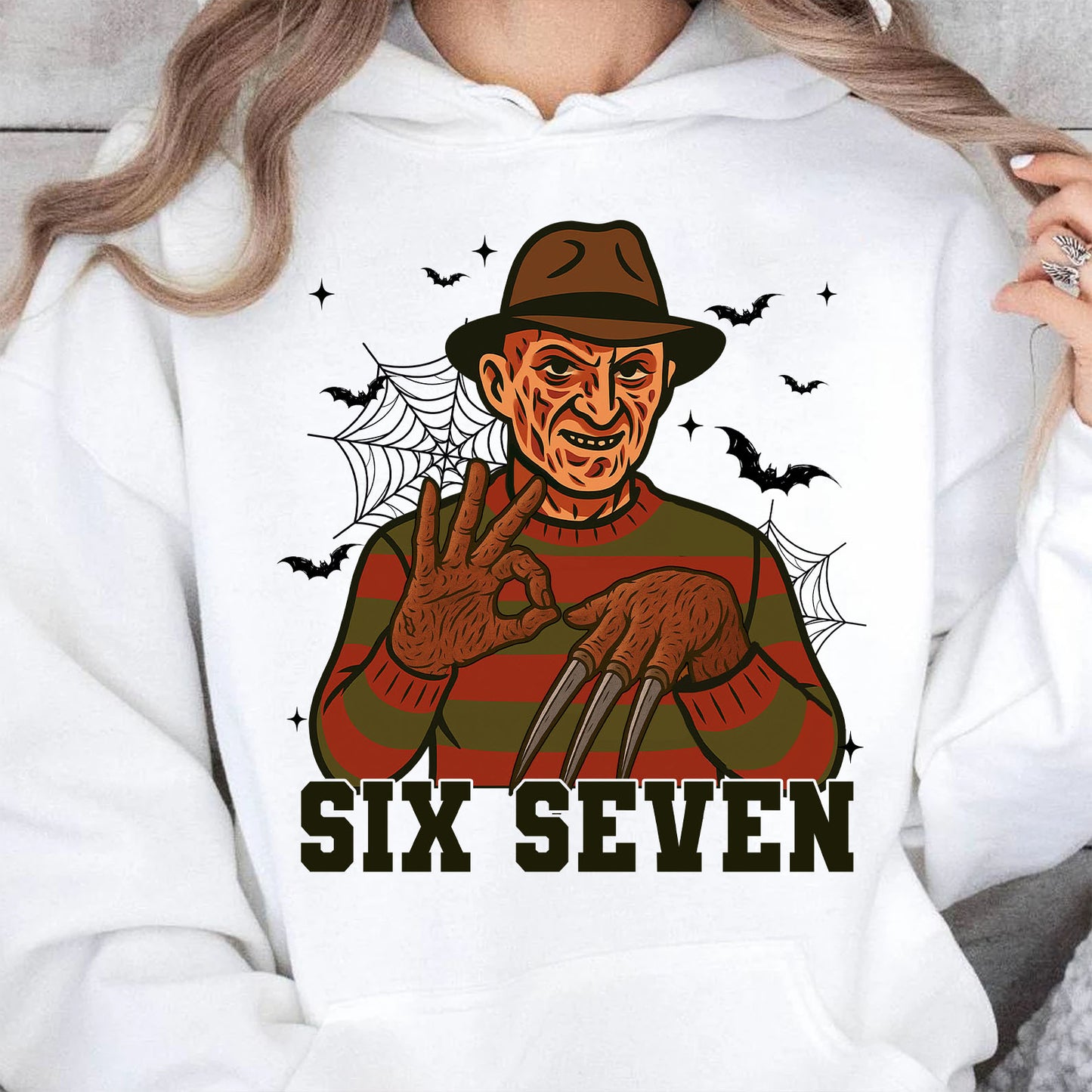 Funny 67 Halloween Shirt | Six Seven Meme Sweatshirt | Spooky Halloween Season Shirt 683312-5