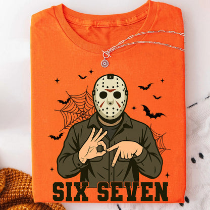 Funny 67 Halloween Shirt | Six Seven Meme Sweatshirt | Spooky Halloween Season Shirt 683312-1