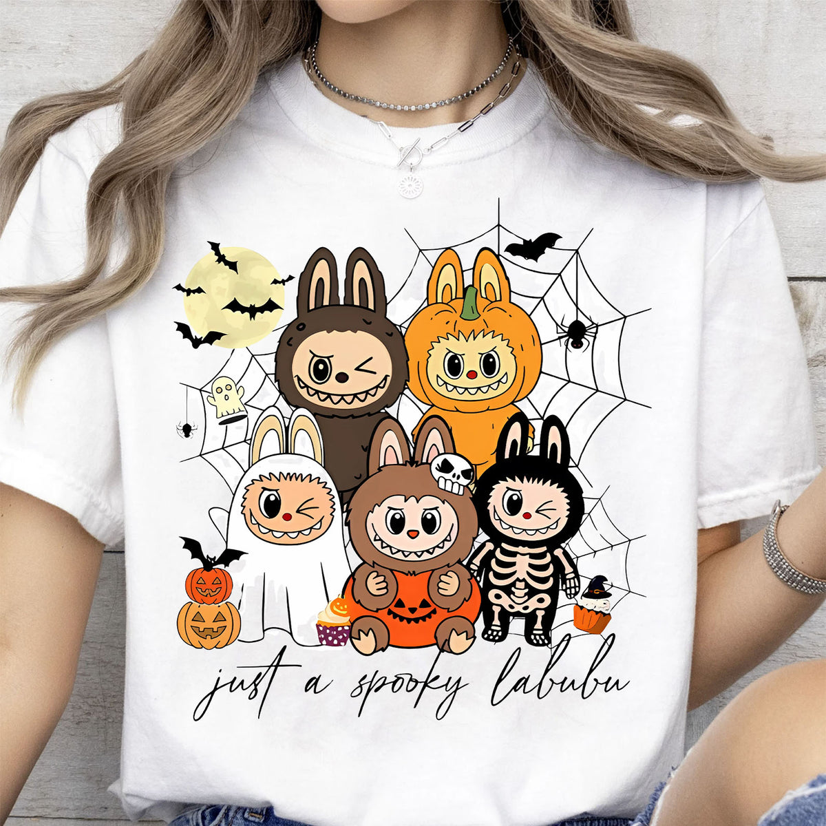 Just A Spooky Labubu Halloween Shirt | Halloween Sweatshirt | Funny Halloween Shirt 683313-1