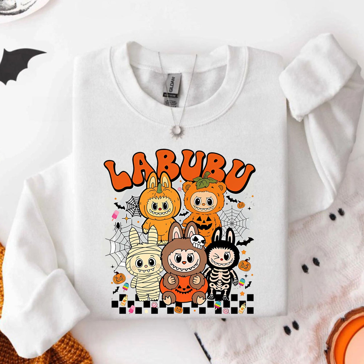 Labubu Halloween Shirt | Halloween Sweatshirt | Funny Halloween Shirt 683313-2