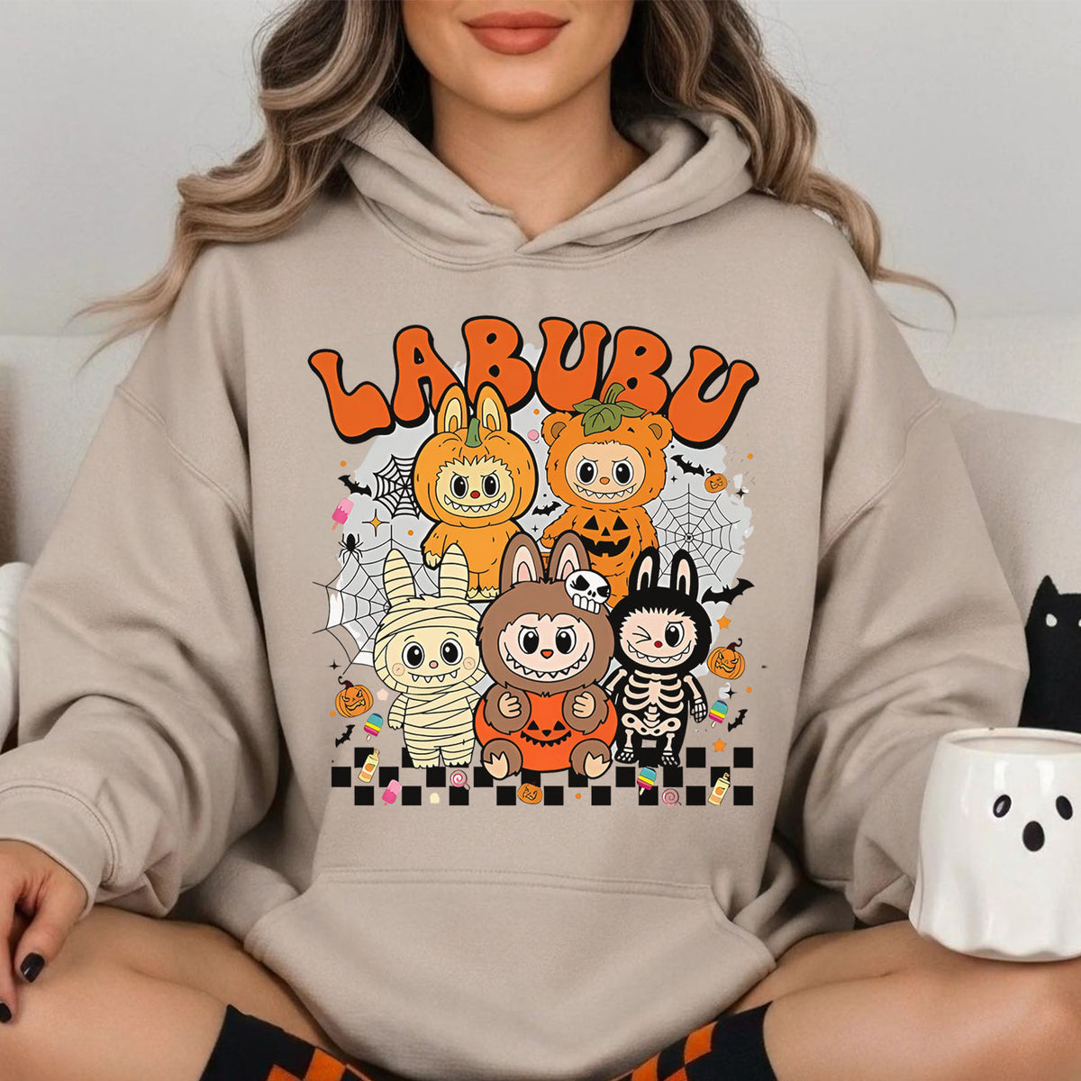 Labubu Halloween Shirt | Halloween Sweatshirt | Funny Halloween Shirt 683313-2