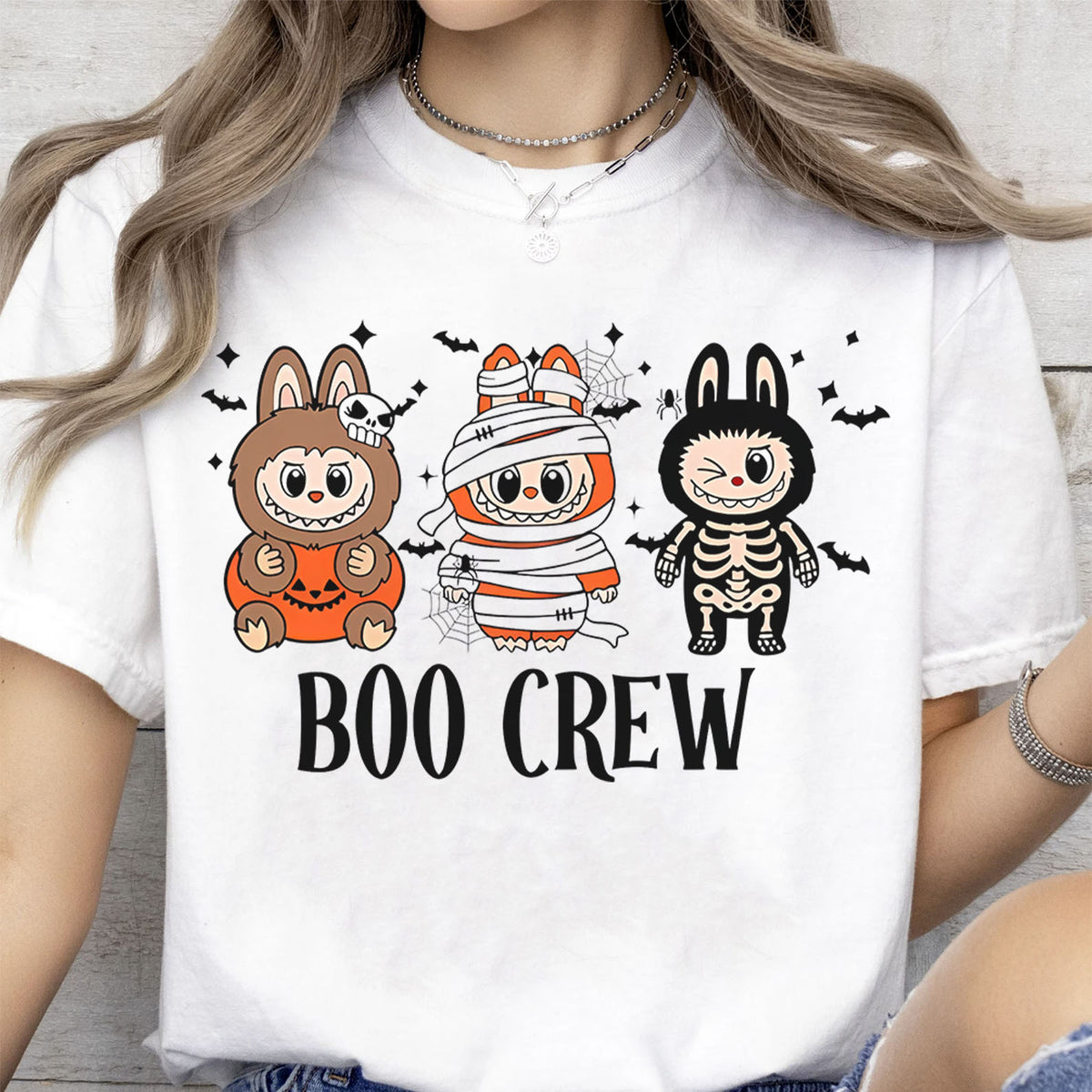Labubu Boo Crew Halloween Shirt | Halloween Sweatshirt | Funny Halloween Shirt 683313-3