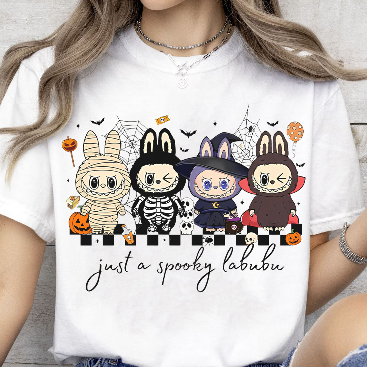 Just A Spooky Labubu Halloween Shirt | Halloween Sweatshirt | Funny Halloween Shirt 683313-4
