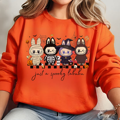 Just A Spooky Labubu Halloween Shirt | Halloween Sweatshirt | Funny Halloween Shirt 683313-4