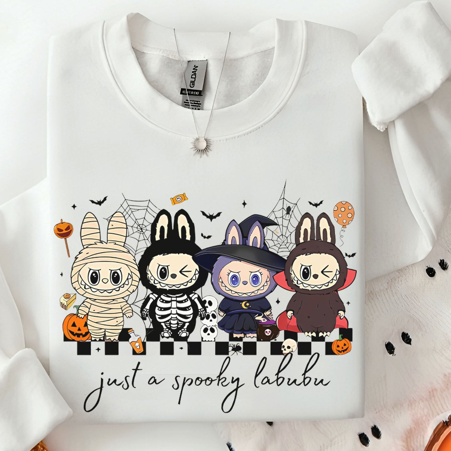 Just A Spooky Labubu Halloween Shirt | Halloween Sweatshirt | Funny Halloween Shirt 683313-4