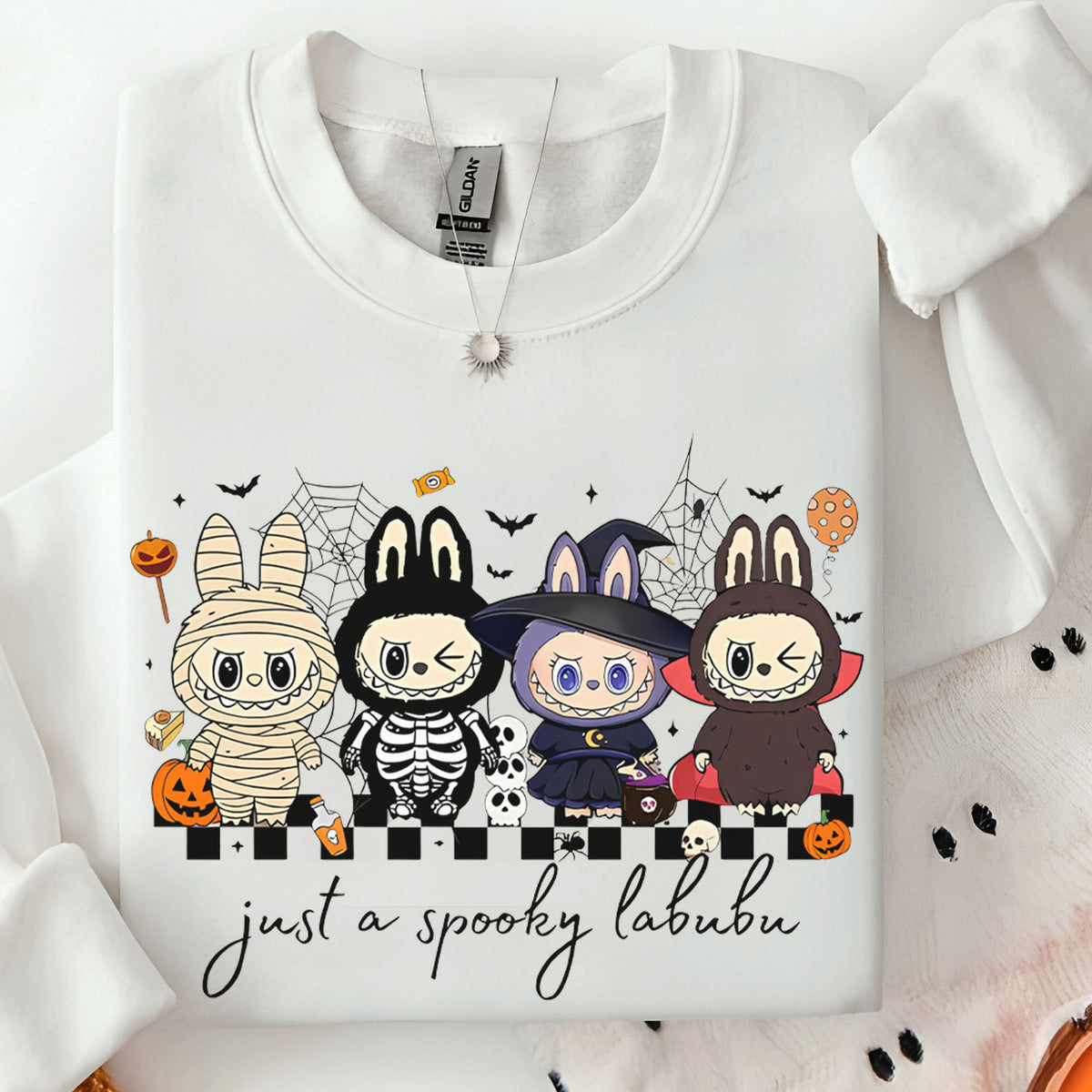 Just A Spooky Labubu Halloween Shirt | Halloween Sweatshirt | Funny Halloween Shirt 683313-4