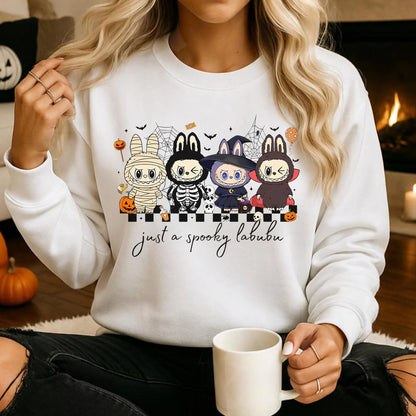 Just A Spooky Labubu Halloween Shirt | Halloween Sweatshirt | Funny Halloween Shirt 683313-4