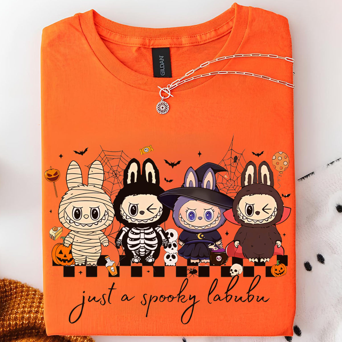 Just A Spooky Labubu Halloween Shirt | Halloween Sweatshirt | Funny Halloween Shirt 683313-4