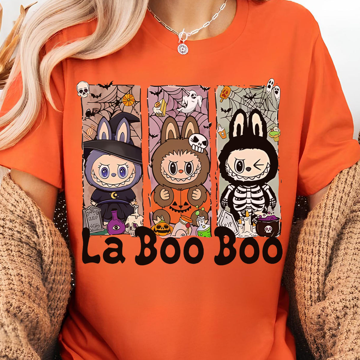 Labubu La Boo Boo Halloween Shirt | Halloween Sweatshirt | Funny Halloween Shirt 683313-6