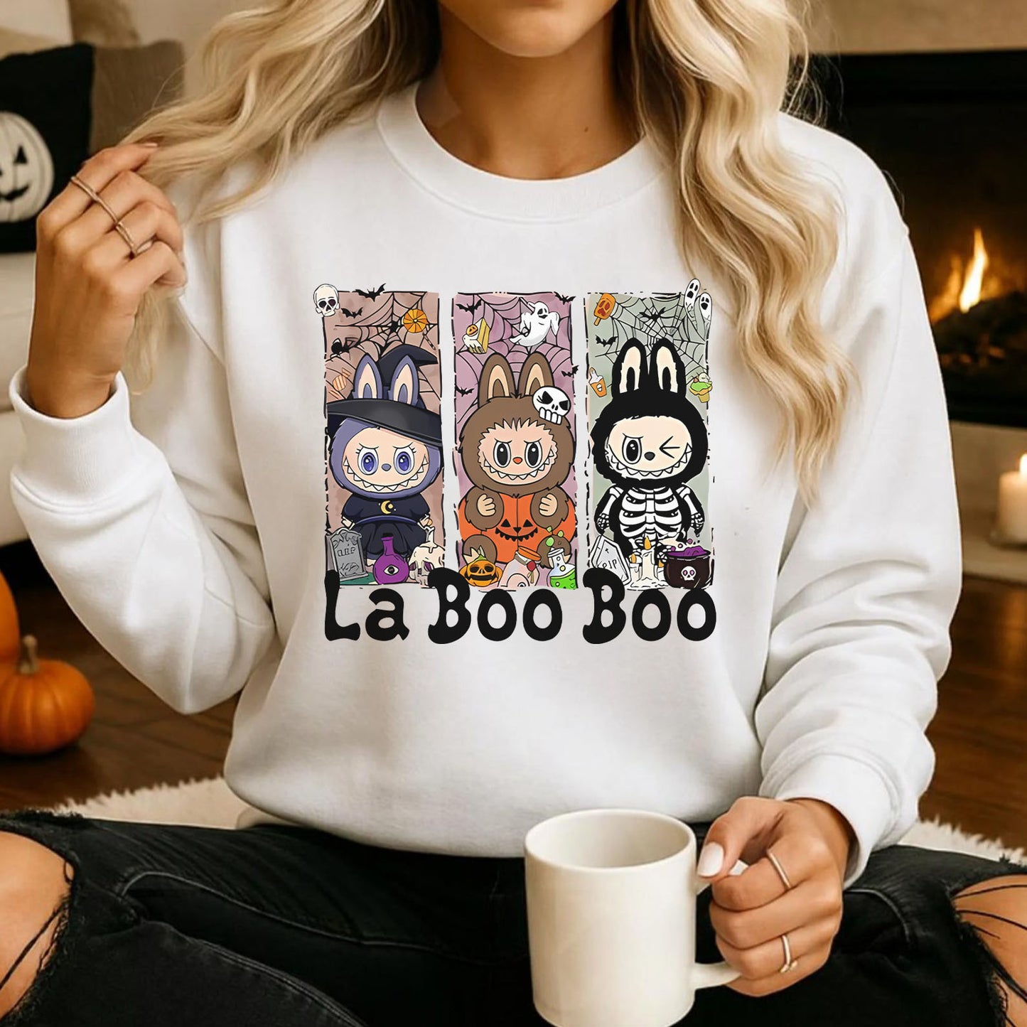 Labubu La Boo Boo Halloween Shirt | Halloween Sweatshirt | Funny Halloween Shirt 683313-6