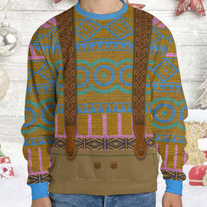 Oaken Frozen Ugly Sweater, Disney Wandering Oaken Christmas All-Over-Printed Sweatshirt 683315