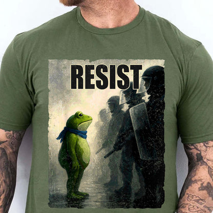 Portland Frog Resist Protest Shirt | Portland Frog Shirt | Anti-ICE Shirt | Anti-Trump Shirt 683362