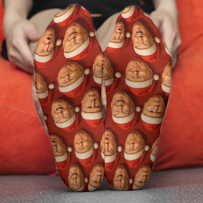 Funny Trump Santa Socks, President Donald Trump Socks, Funny Socks For Christmas 683366 - GOP