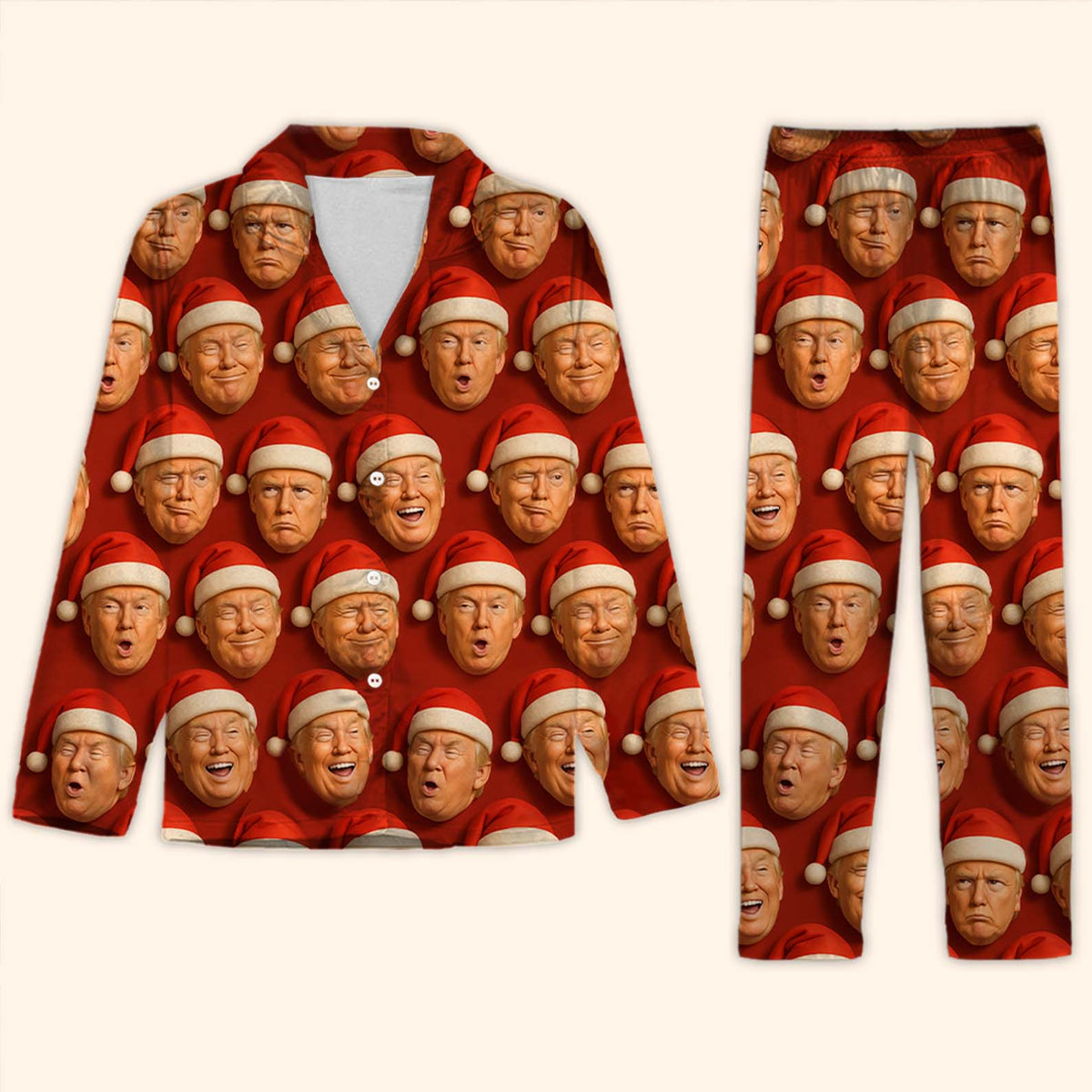Funny Trump Santa Sweatpants, President Donald Trump Sweatpants, Funny Sweatpants For Christmas 683366 - GOP