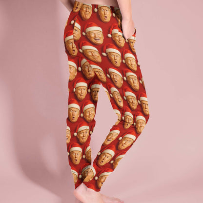 Funny Trump Santa Sweatpants, President Donald Trump Sweatpants, Funny Sweatpants For Christmas 683366 - GOP