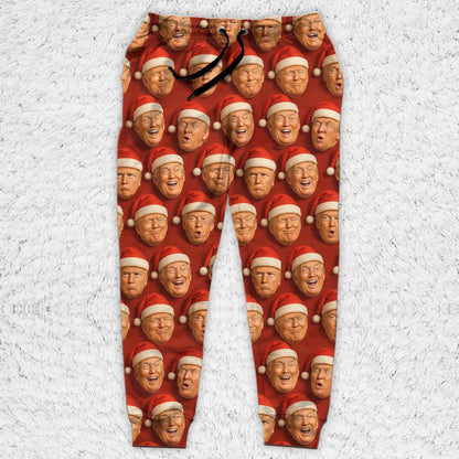 Funny Trump Santa Sweatpants, President Donald Trump Sweatpants, Funny Sweatpants For Christmas 683366 - GOP