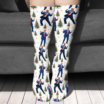 Funny Trump Dance Socks | MAGA Christmas Patriotic Socks | Republican Holiday Gift for Him or Her 683380 - GOP