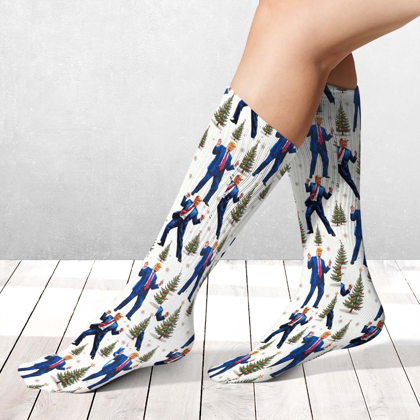 Funny Trump Dance Socks | MAGA Christmas Patriotic Socks | Republican Holiday Gift for Him or Her 683380 - GOP