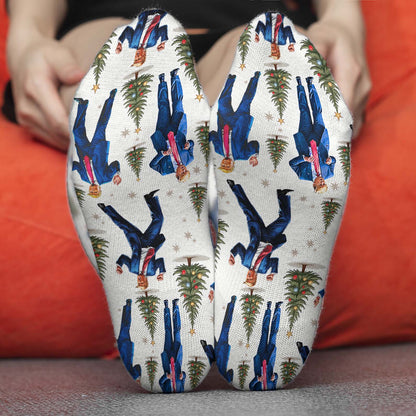 Funny Trump Dance Socks | MAGA Christmas Patriotic Socks | Republican Holiday Gift for Him or Her 683380 - GOP