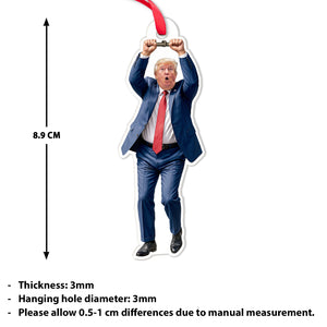 Funny Trump Ornament | MAGA Acrylic Christmas Ornament | Republican Christmas Tree Decoration | Funny Trump Gift Decor 683435 - GOP