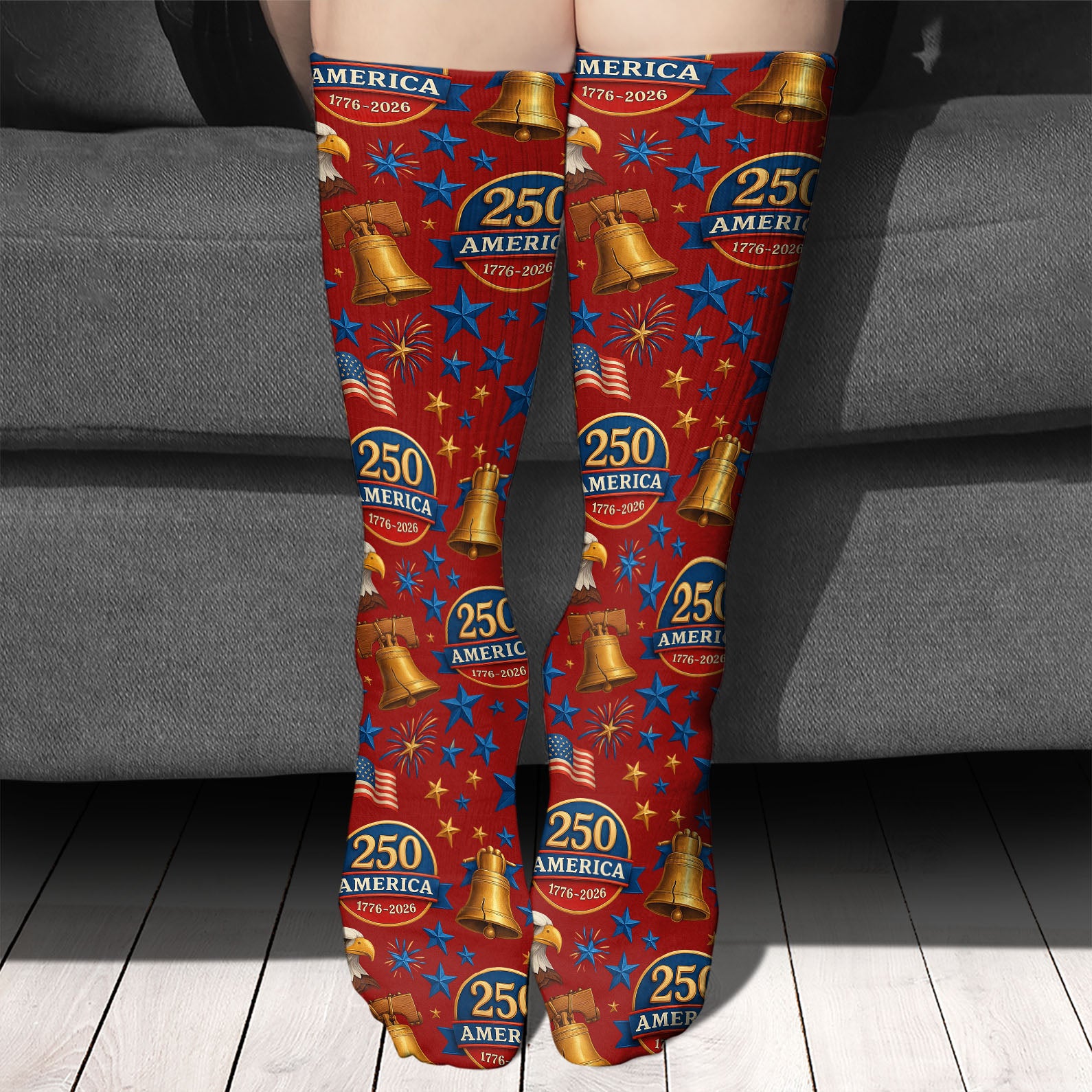 250 Years of America Socks, 250th Anniversary of United States of America Socks, Socks For Christmas 683442