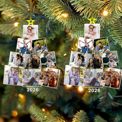 Custom Family Photo Tree Acrylic Ornament 2025 | Personalized Family Ornament | Gift For Christmas 683454