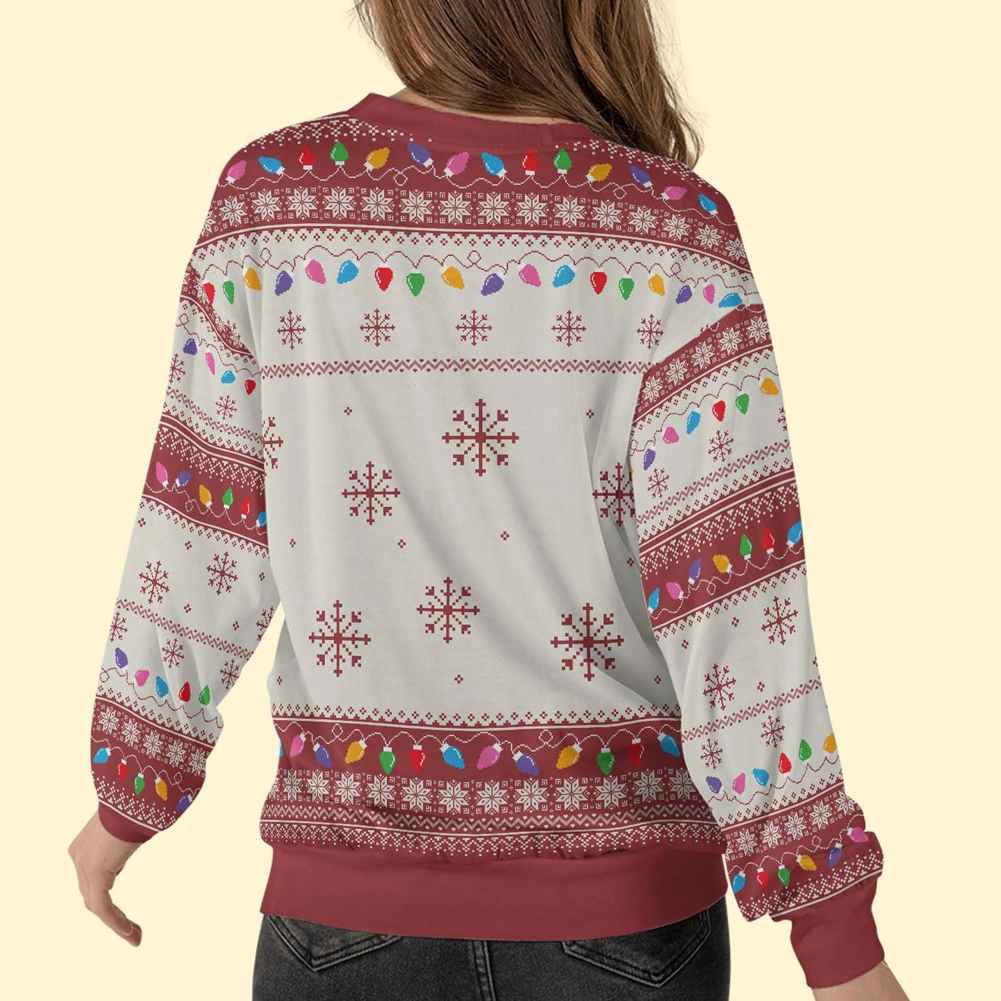 Custom Photo Ugly Sweater, Funny Photo Christmas All-Over-Printed Sweatshirt, Gift For Cat Lovers Dog Lovers 683466