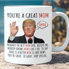 Personalized Name and Title You Are Great Mug, President Donald Trump White Mug, Republican Gift 683551 - GOP