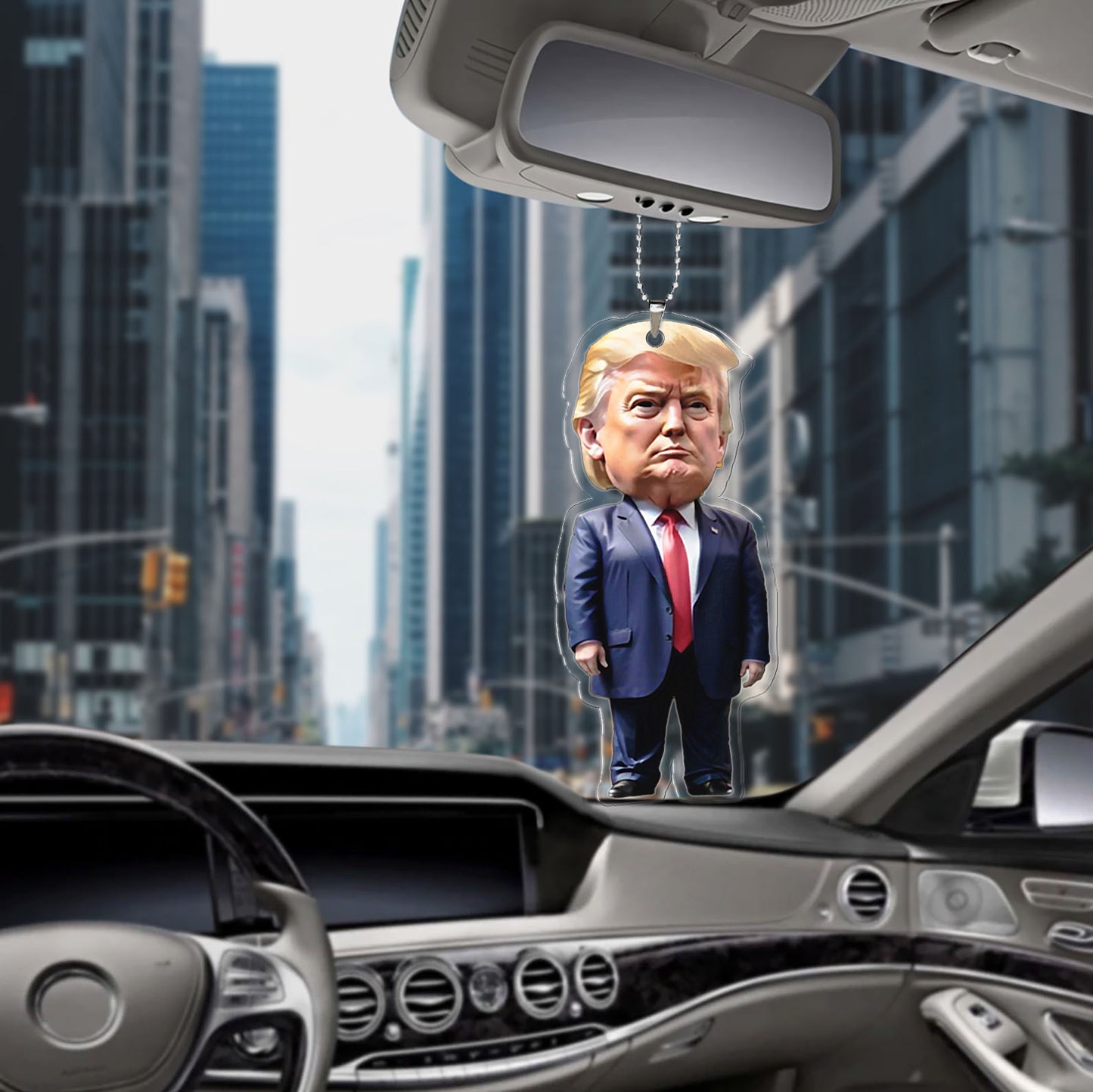 President Trump Car Ornament | Funny Trump Ornament | Decor for Car | Gift for Christmas 683592 - GOP
