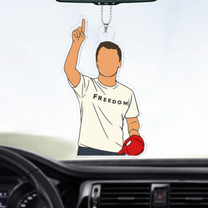 Freedom Charlie Kirk Car Ornament | Charlie Free Speech Hero Ornament | MAGA Christmas Ornament 683610