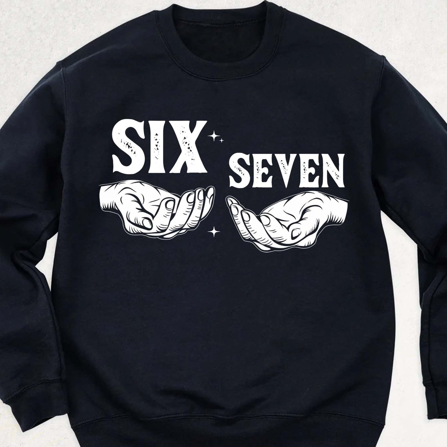 Funny Six Seven Meme Christmas Dark Sweater | 6 7 Christmas Sweatshirt | Christmas Holiday Gift for Men & Women 683654