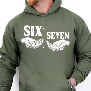 Funny Six Seven Meme Christmas Dark Sweater | 6 7 Christmas Sweatshirt | Christmas Holiday Gift for Men & Women 683654