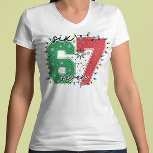 Six Seven 6 7 Christmas Shirt | Trendy Six Seven 6 7 Christmas Sweatshirt | Trending Six Seven Meme Shirt 683663