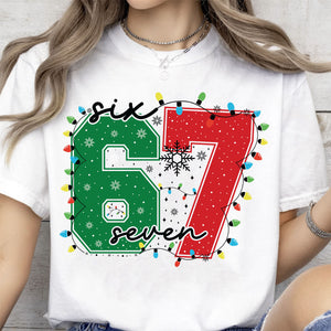 Six Seven 6 7 Christmas Shirt | Trendy Six Seven 6 7 Christmas Sweatshirt | Trending Six Seven Meme Shirt 683663