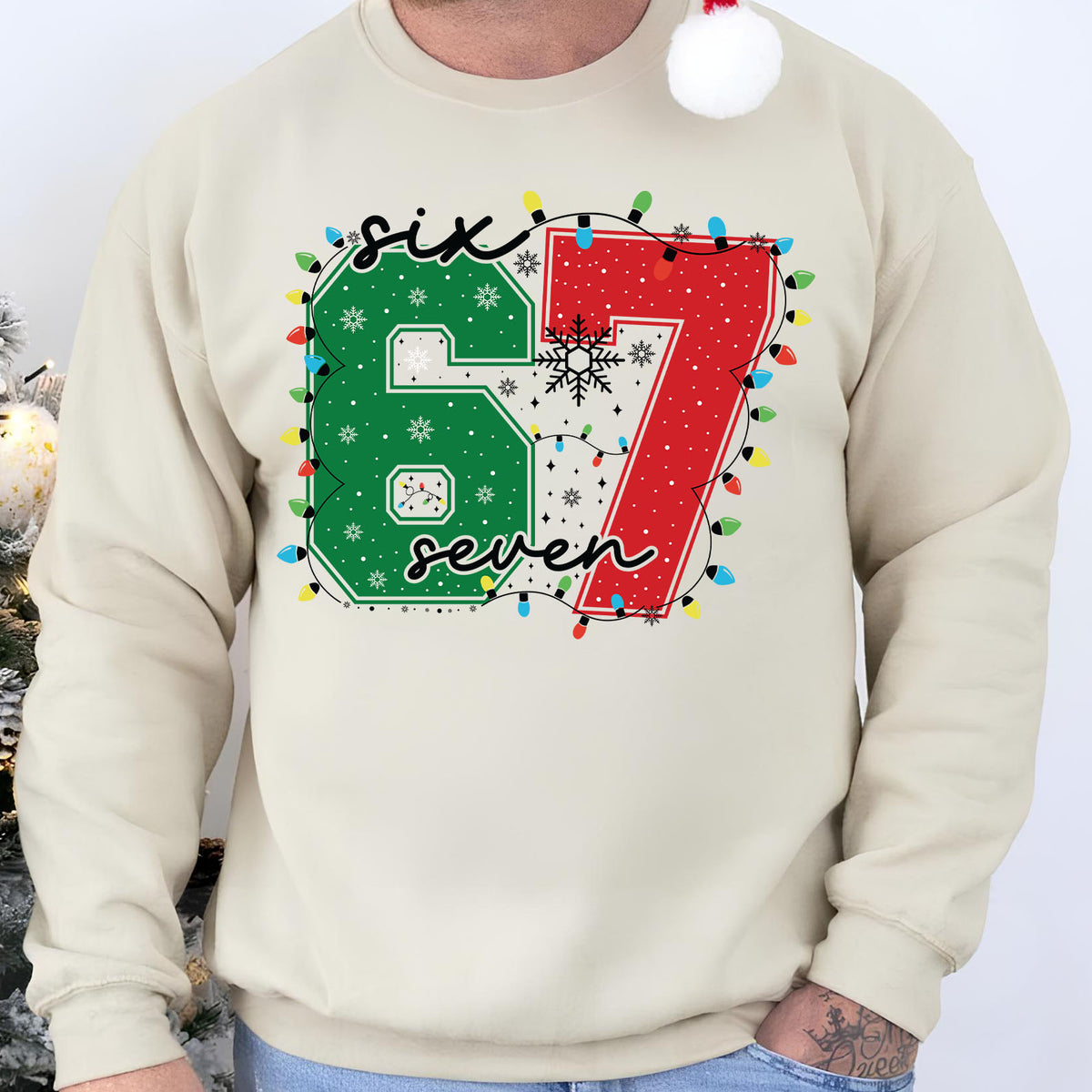 Six Seven 6 7 Christmas Shirt | Trendy Six Seven 6 7 Christmas Sweatshirt | Trending Six Seven Meme Shirt 683663