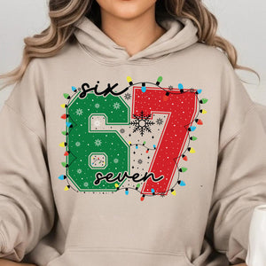 Six Seven 6 7 Christmas Shirt | Trendy Six Seven 6 7 Christmas Sweatshirt | Trending Six Seven Meme Shirt 683663