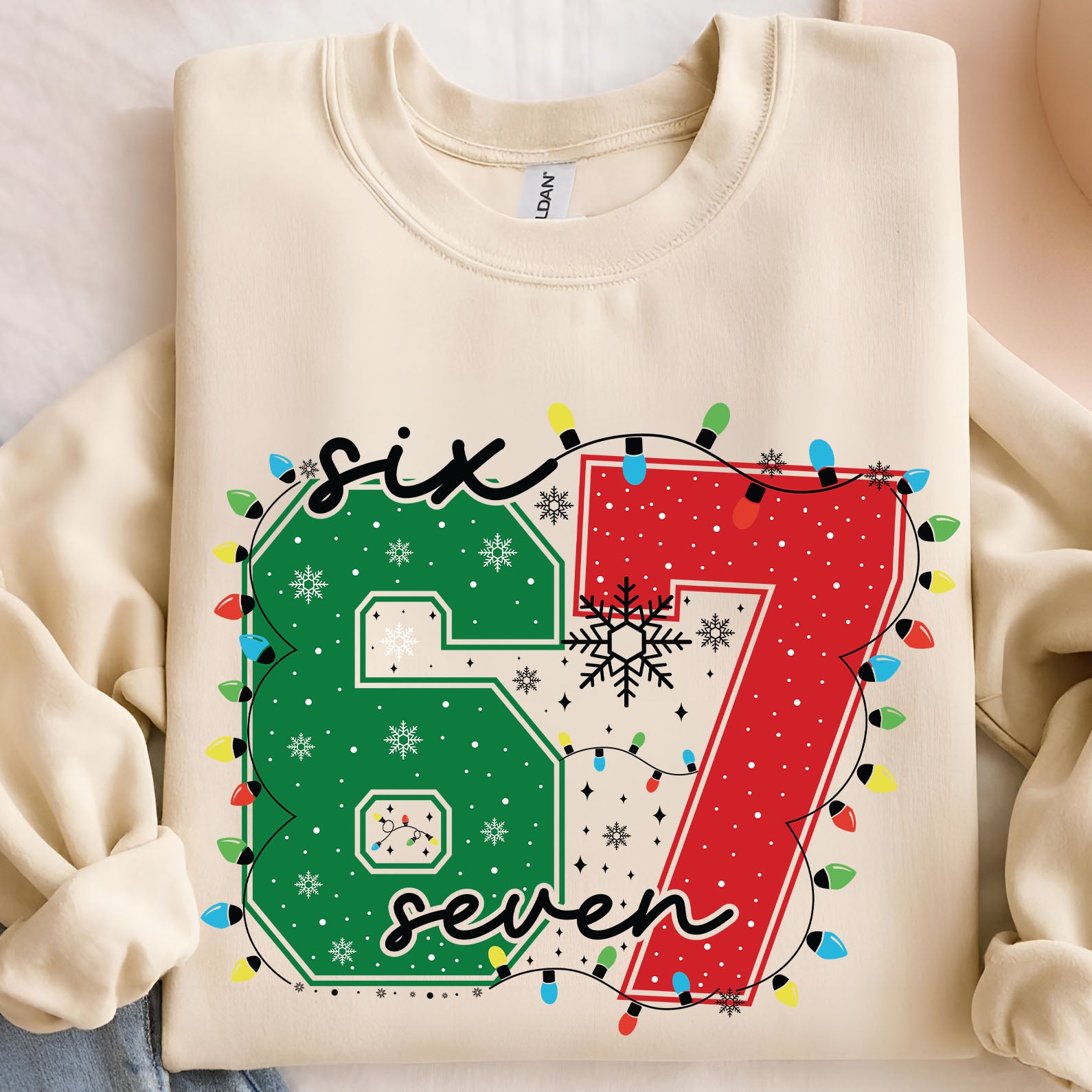 Six Seven 6 7 Christmas Shirt | Trendy Six Seven 6 7 Christmas Sweatshirt | Trending Six Seven Meme Shirt 683663