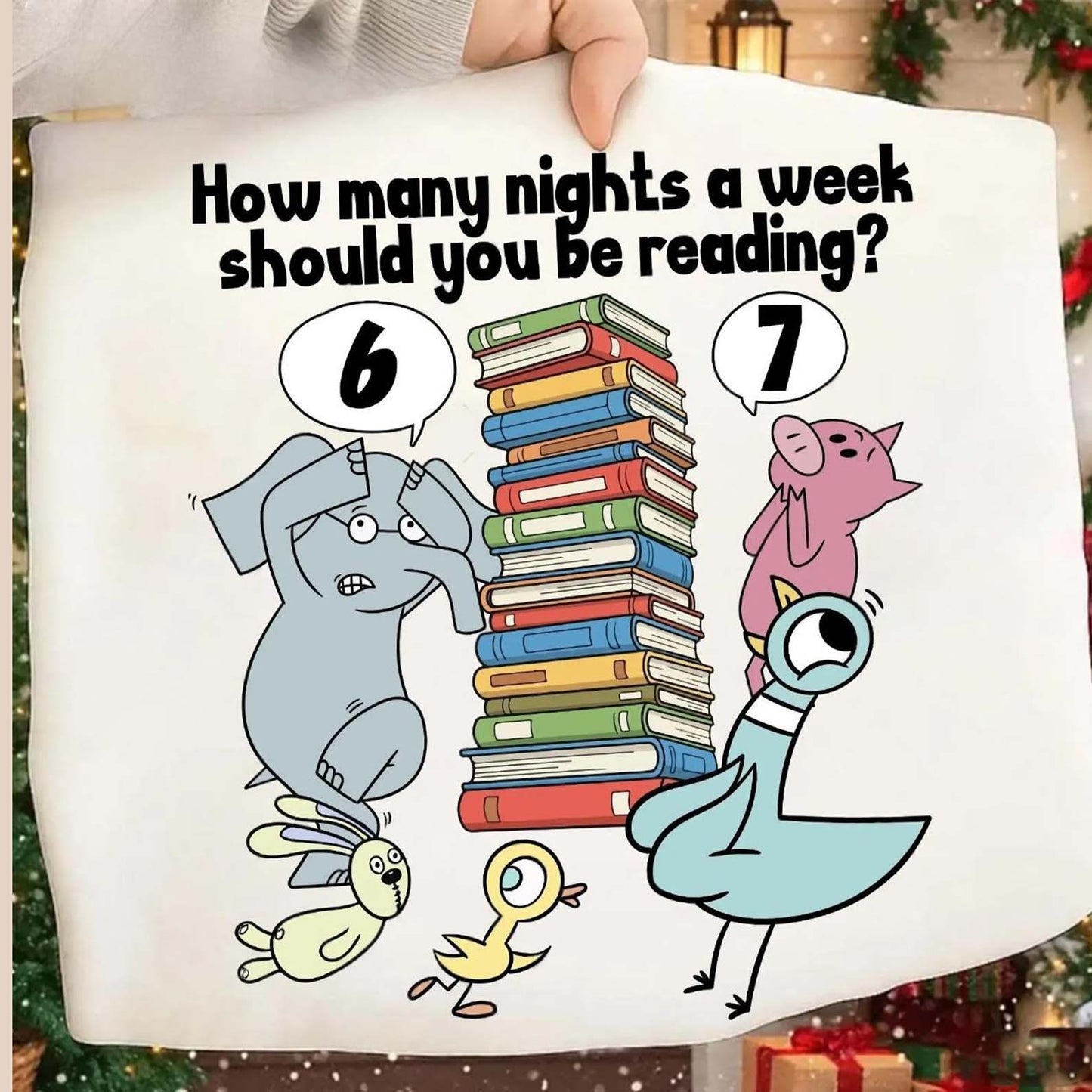 How Many Nights A Week Should You Be Reading 6-7 Shirt | Teacher Six Seven 67 Shirt | Funny 6 7 Meme Sweatshirt 683683
