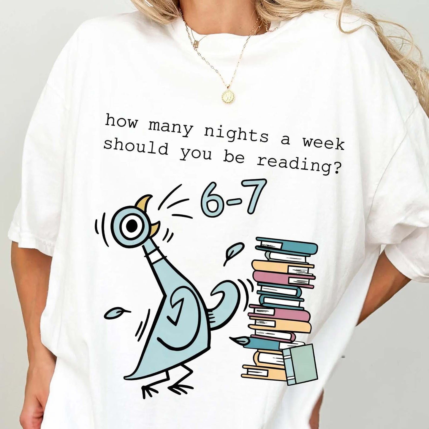 How Many Nights A Week Should You Be Reading 6-7 Shirt | Teacher Six Seven 67 Shirt | Funny 6 7 Meme Sweatshirt 683693