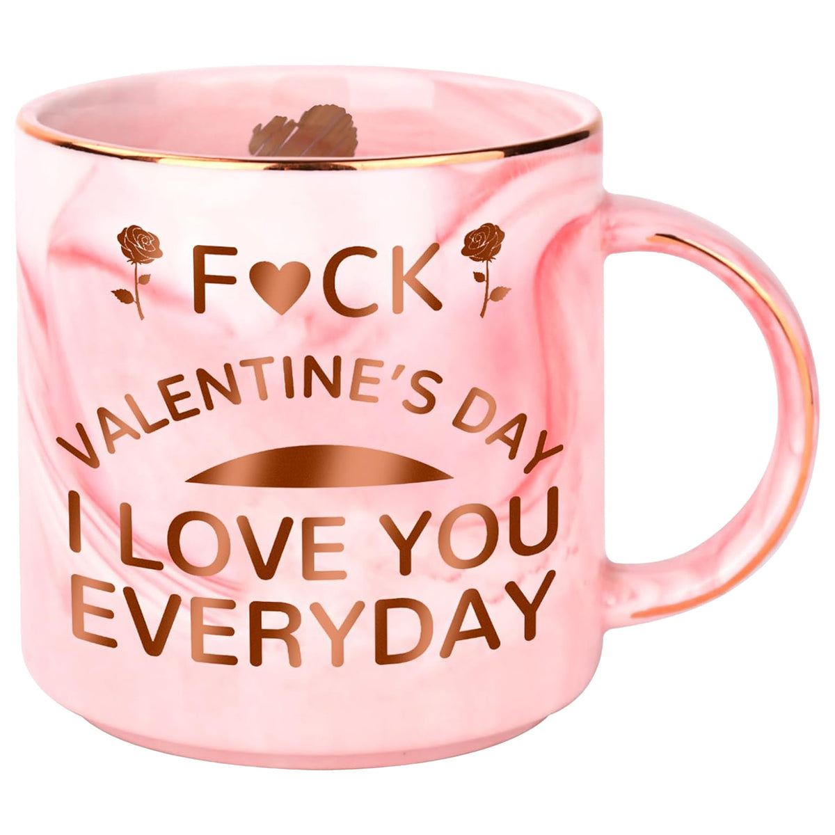I Love You Everyday Mug, Valentines Day Gift Pink Mug, Funny Birthday Valentines Gift For Couple, For Family 683803