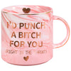 I'd Punch For You Mug, Valentines Day Gift Pink Mug, Funny Birthday Valentines Gift For Couple, For Family 683804